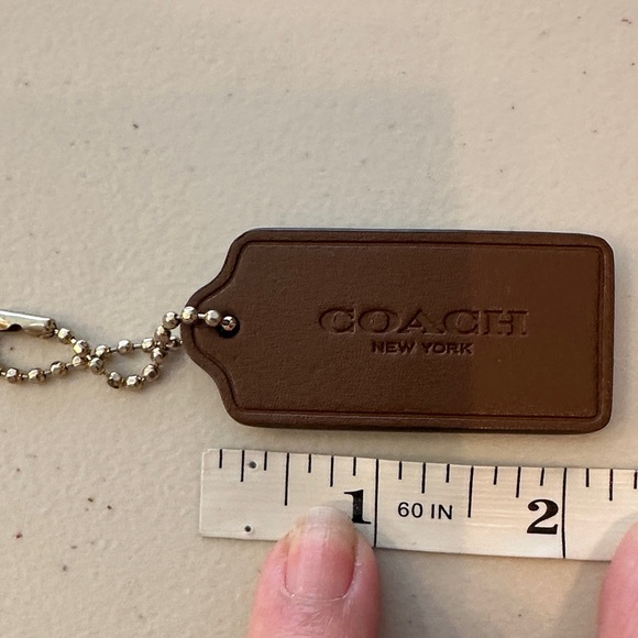 Coach Handbags - Coach Tan Leather Hangtag